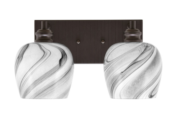 Toltec Lighting - 1162-ES-4819 - Two Light Bath Bar - Edge - Espresso