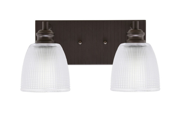 Toltec Lighting - 1162-ES-500 - Two Light Bath Bar - Edge - Espresso
