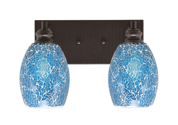 Toltec Lighting - 1162-ES-5055 - Two Light Bath Bar - Edge - Espresso