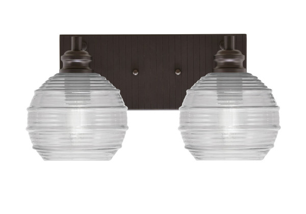 Toltec Lighting - 1162-ES-5110 - Two Light Bath Bar - Edge - Espresso