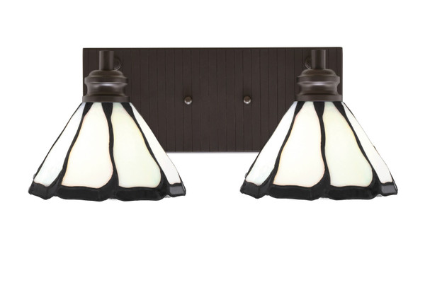Toltec Lighting - 1162-ES-9125 - Two Light Bath Bar - Edge - Espresso