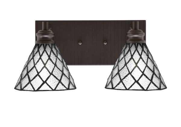 Toltec Lighting - 1162-ES-9185 - Two Light Bath Bar - Edge - Espresso