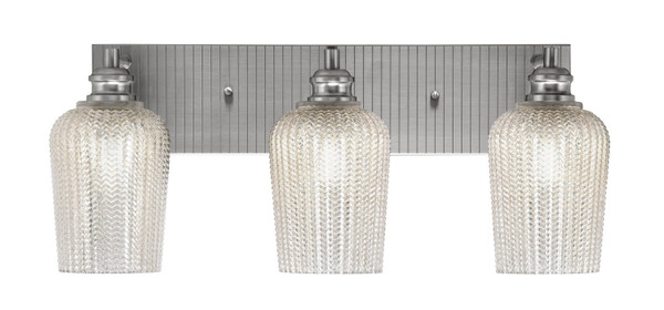 Toltec Lighting - 1163-BN-4253 - Three Light Bath Bar - Edge - Brushed Nickel