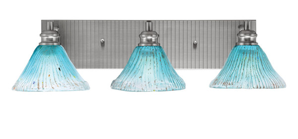 Toltec Lighting - 1163-BN-458 - Three Light Bath Bar - Edge - Brushed Nickel