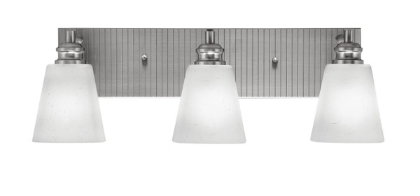 Toltec Lighting - 1163-BN-460 - Three Light Bath Bar - Edge - Brushed Nickel