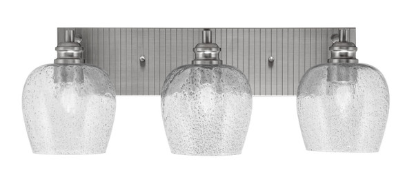 Toltec Lighting - 1163-BN-4812 - Three Light Bath Bar - Edge - Brushed Nickel