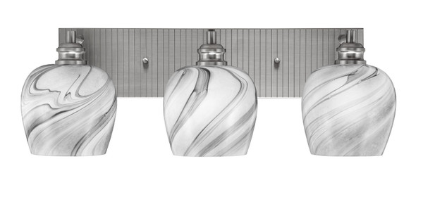 Toltec Lighting - 1163-BN-4819 - Three Light Bath Bar - Edge - Brushed Nickel