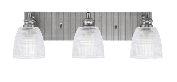 Toltec Lighting - 1163-BN-500 - Three Light Bath Bar - Edge - Brushed Nickel