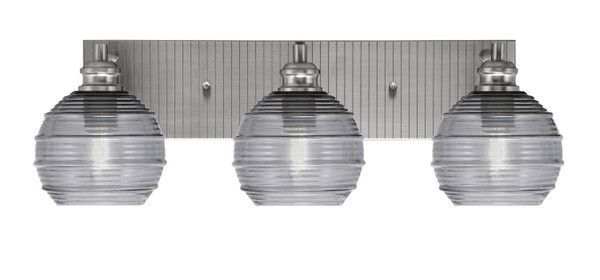 Toltec Lighting - 1163-BN-5112 - Three Light Bath Bar - Edge - Brushed Nickel