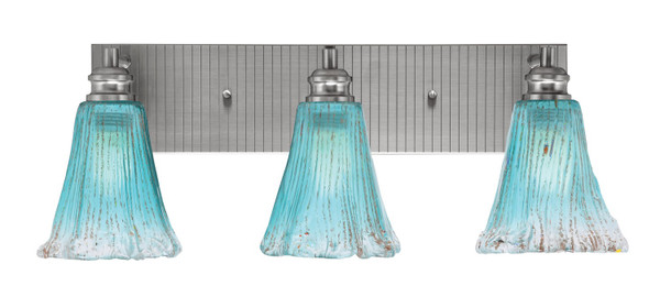 Toltec Lighting - 1163-BN-725 - Three Light Bath Bar - Edge - Brushed Nickel
