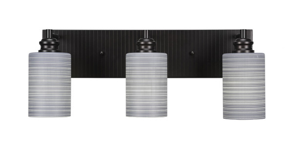 Toltec Lighting - 1163-ES-4062 - Three Light Bath Bar - Edge - Espresso