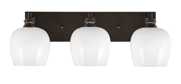 Toltec Lighting - 1163-ES-4811 - Three Light Bath Bar - Edge - Espresso