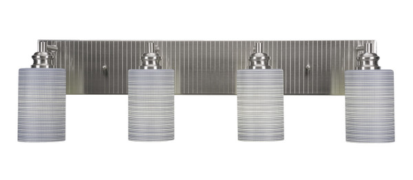 Toltec Lighting - 1164-BN-4062 - Four Light Bath Bar - Edge - Brushed Nickel