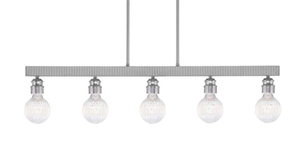 Toltec Lighting - 1185-BN-LED45C - LED Island Bar - Edge - Brushed Nickel