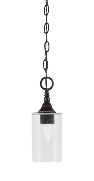 Toltec Lighting - 11-BC-300 - One Light Mini Pendant - Chain - Black Copper
