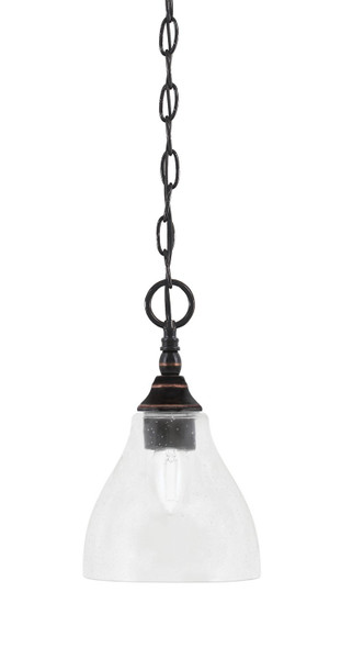 Toltec Lighting - 11-BC-4760 - One Light Mini Pendant - Chain - Black Copper