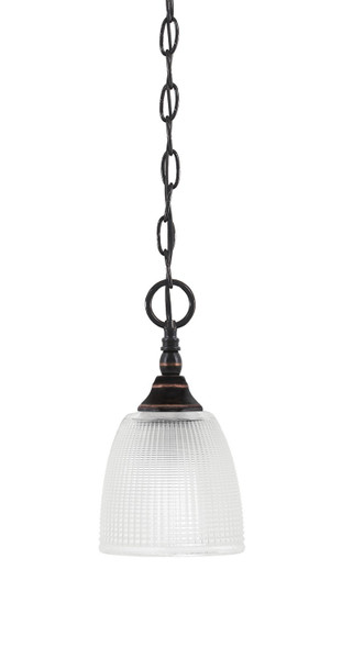 Toltec Lighting - 11-BC-500 - One Light Mini Pendant - Chain - Black Copper