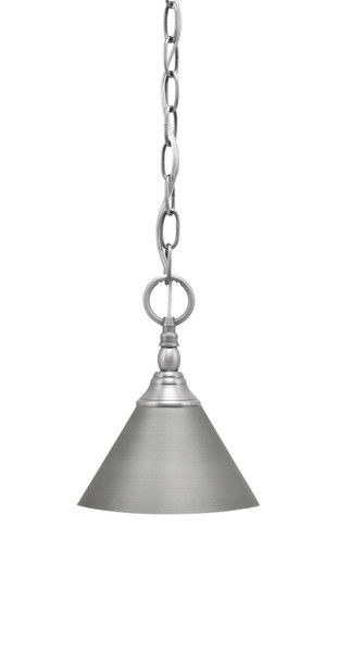 Toltec Lighting - 11-BN-421-BN - One Light Mini Pendant - Chain - Brushed Nickel