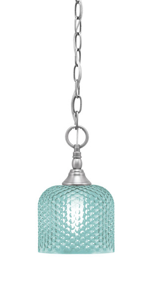 Toltec Lighting - 11-BN-4615 - One Light Mini Pendant - Chain - Brushed Nickel