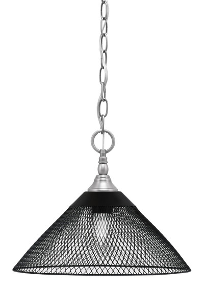 Toltec Lighting - 11-BN-808-MB - One Light Mini Pendant - Chain - Brushed Nickel