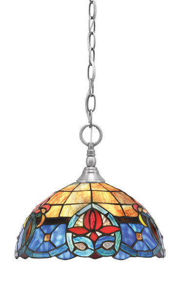 Toltec Lighting - 11-BN-9359 - One Light Mini Pendant - Chain - Brushed Nickel