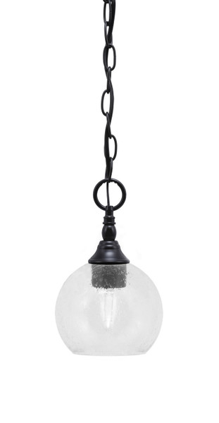 Toltec Lighting - 11-MB-4100 - One Light Mini Pendant - Chain - Matte Black