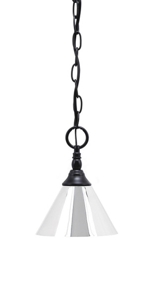 Toltec Lighting - 11-MB-421-CH - One Light Mini Pendant - Chain - Matte Black