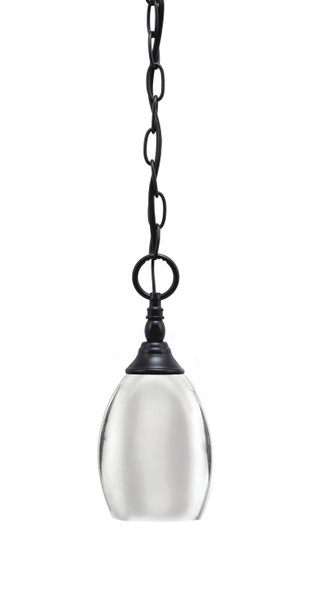 Toltec Lighting - 11-MB-426-CH - One Light Mini Pendant - Chain - Matte Black