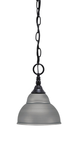 Toltec Lighting - 11-MB-427-BN - One Light Mini Pendant - Chain - Matte Black