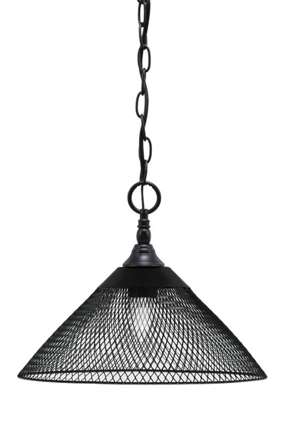Toltec Lighting - 11-MB-808-MB - One Light Mini Pendant - Chain - Matte Black