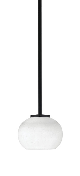 Toltec Lighting - 1201-MB-212 - One Light Mini Pendant - Franklin - Matte Black