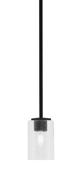Toltec Lighting - 1201-MB-300 - One Light Mini Pendant - Franklin - Matte Black