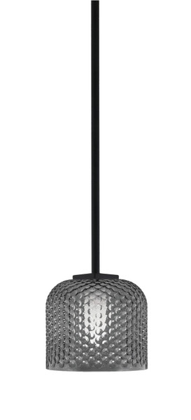 Toltec Lighting - 1201-MB-4612 - One Light Mini Pendant - Franklin - Matte Black