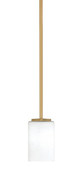 Toltec Lighting - 1201-NAB-310 - One Light Mini Pendant - Franklin - New Age Brass
