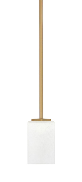 Toltec Lighting - 1201-NAB-531 - One Light Mini Pendant - Franklin - New Age Brass
