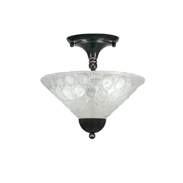 Toltec Lighting - 120-BC-441 - Two Light Semi-Flush Mount - Any - Black Copper