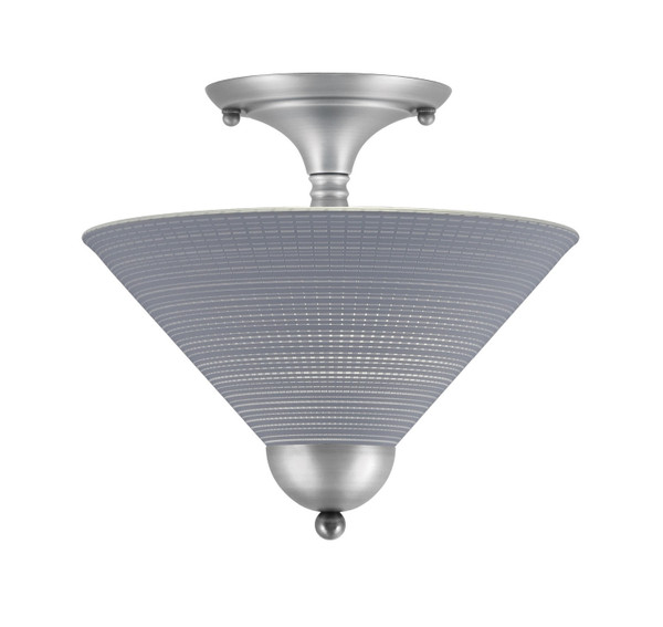 Toltec Lighting - 120-BN-4002 - Two Light Semi-Flush Mount - Semi-Flushes - Brushed Nickel