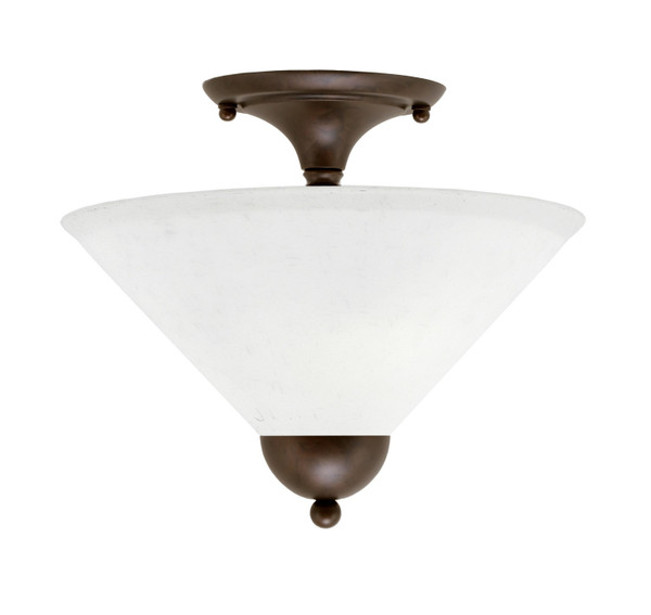 Toltec Lighting - 120-BRZ-316 - Two Light Semi-Flush Mount - Semi-Flushes - Bronze