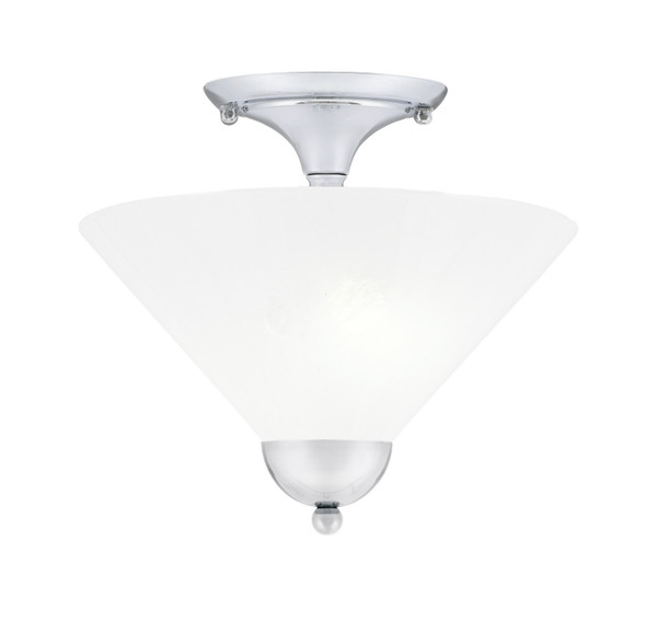Toltec Lighting - 120-CH-2121 - Two Light Semi-Flush Mount - Semi-Flushes - Chrome