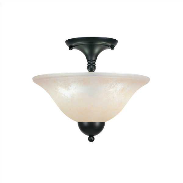 Toltec Lighting - 120-MB-523 - Two Light Semi-Flush - Any - Matte Black