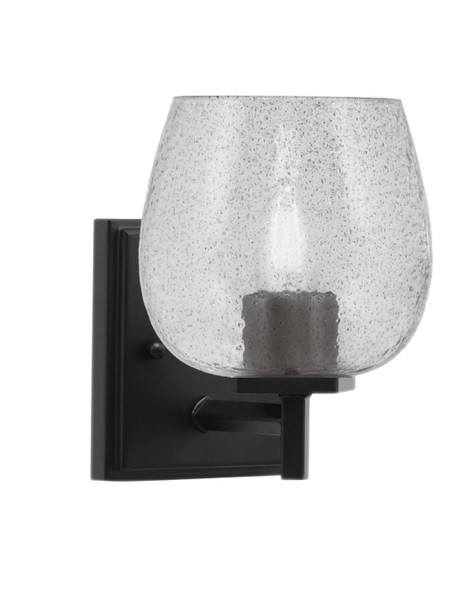 Toltec Lighting - 1211-MB-4812 - One Light Wall Sconce - Franklin - Matte Black