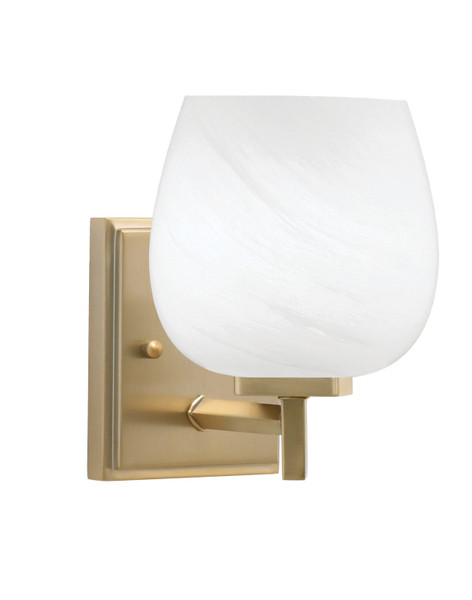 Toltec Lighting - 1211-NAB-4811 - One Light Wall Sconce - Franklin - New Age Brass