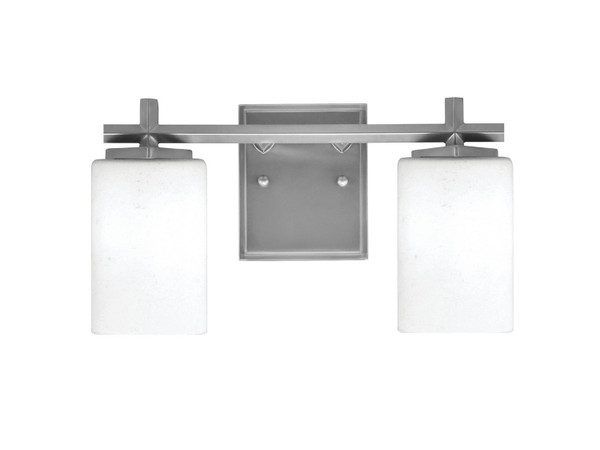 Toltec Lighting - 1212-GP-310 - Two Light Bath Bar - Franklin - Graphite