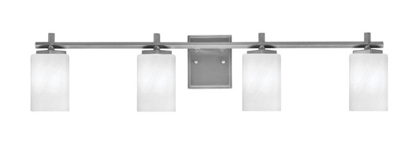 Toltec Lighting - 1214-GP-3001 - Four Light Bath Bar - Franklin - Graphite