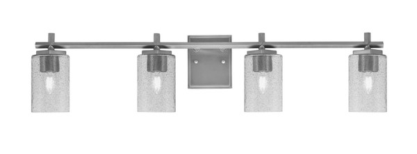 Toltec Lighting - 1214-GP-3002 - Four Light Bath Bar - Franklin - Graphite