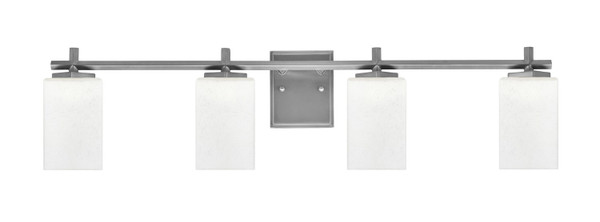 Toltec Lighting - 1214-GP-531 - Four Light Bath Bar - Franklin - Graphite