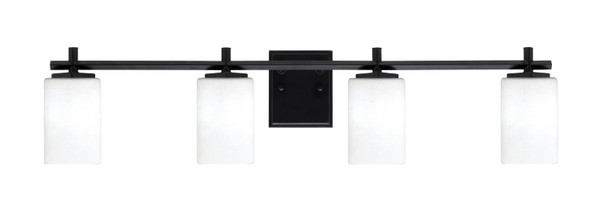 Toltec Lighting - 1214-MB-310 - Four Light Bath Bar - Franklin - Matte Black