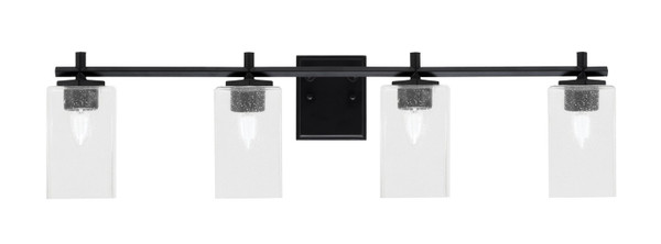 Toltec Lighting - 1214-MB-530 - Four Light Bath Bar - Franklin - Matte Black