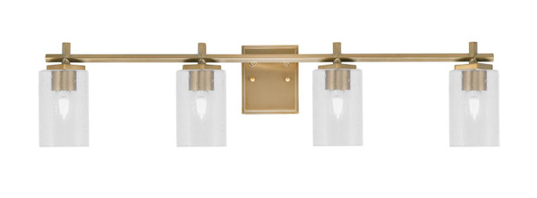 Toltec Lighting - 1214-NAB-300 - Four Light Bath Bar - Franklin - New Age Brass