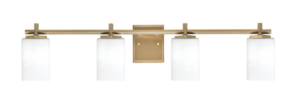 Toltec Lighting - 1214-NAB-310 - Four Light Bath Bar - Franklin - New Age Brass